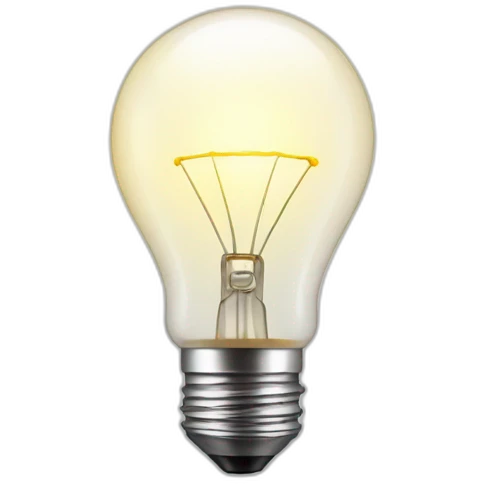 light bulb = man emoji