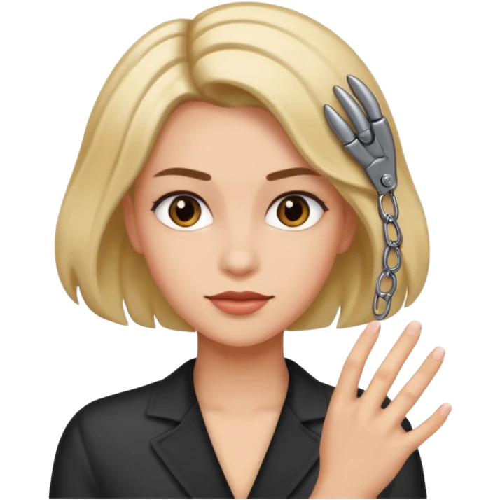Clip claw for hair  emoji