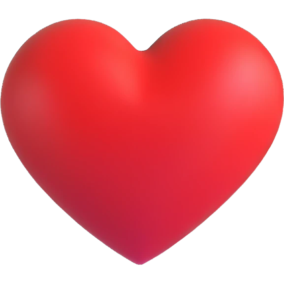 red heart emoji