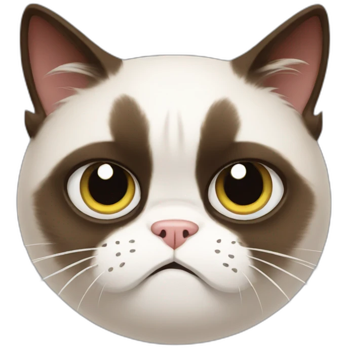 Grumpy cat emoji
