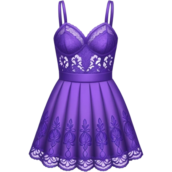 Purple Lace Clothing emoji