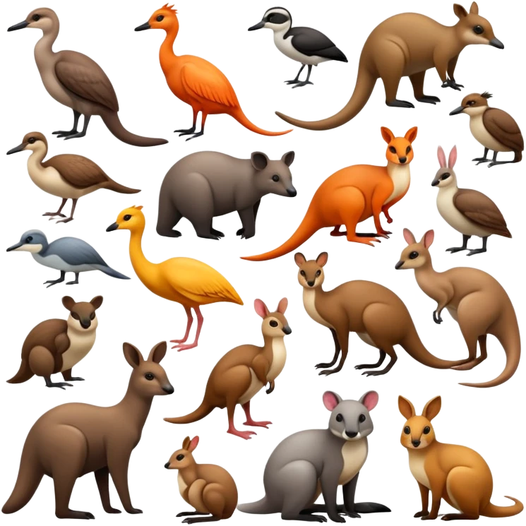 Australian animals emoji