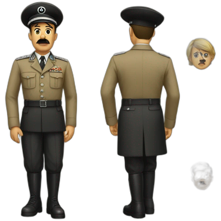 Hitler en jupe emoji