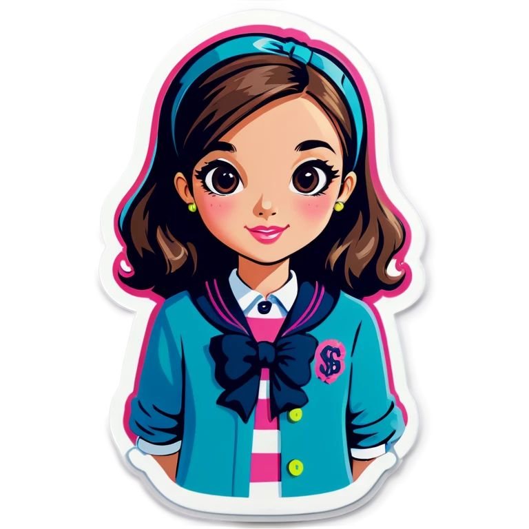 Preppy girl  emoji