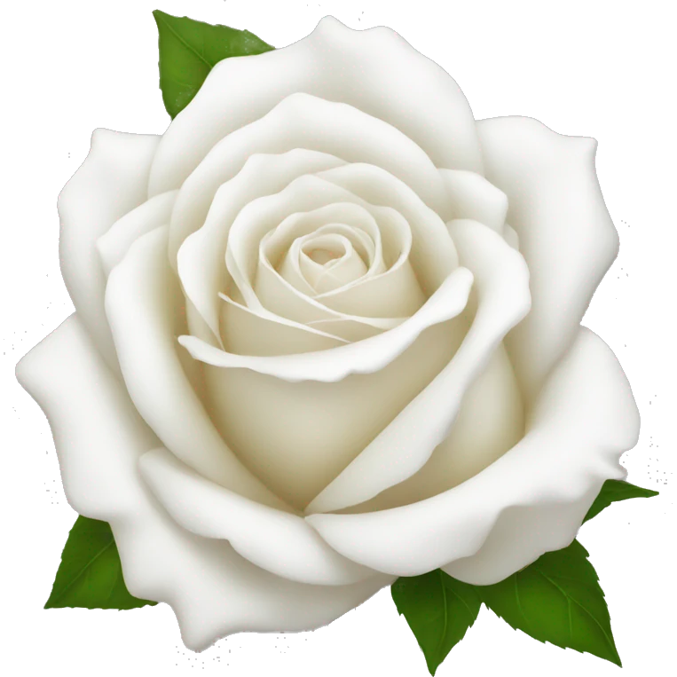 White rose  emoji
