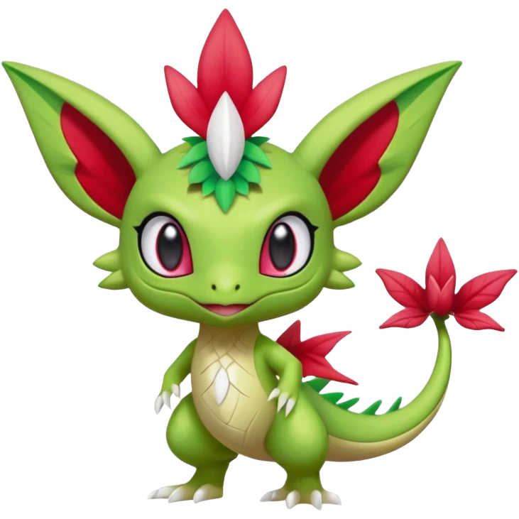Ugly Fey Toony Axew-Celebi-Shaymin-dragon emoji