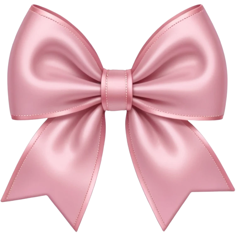 бантик нежно-розовый emoji