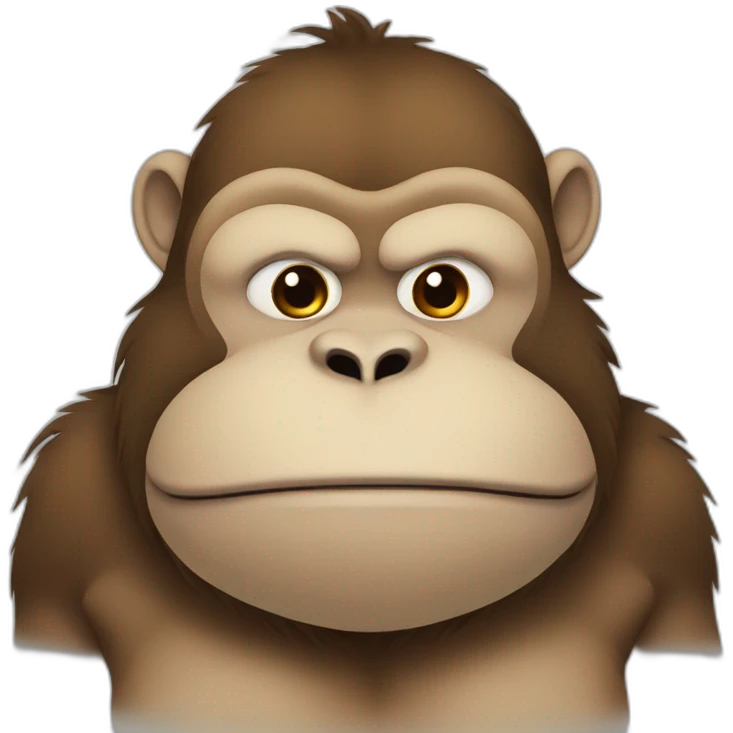 fat monkey emoji