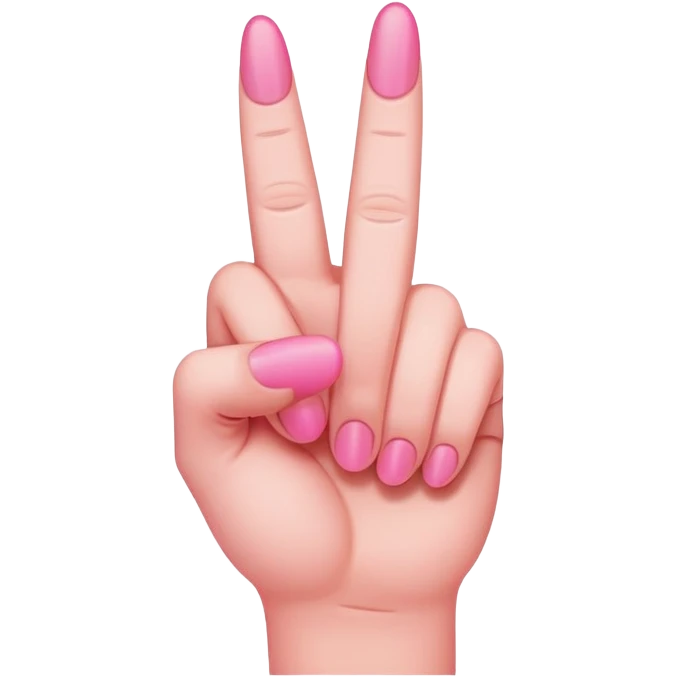pink middle finger emoji