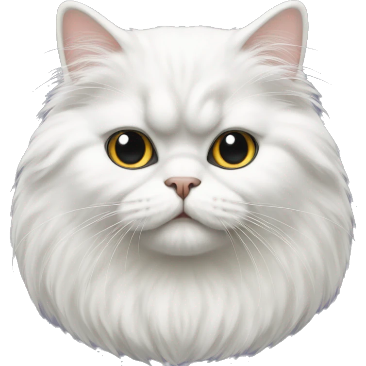 white persian cat emoji