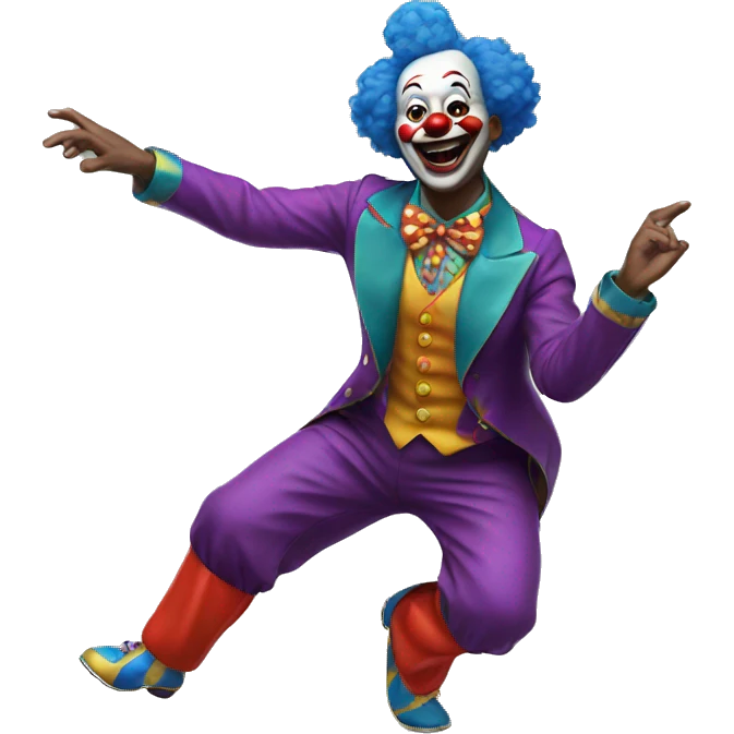 dancing clown emoji