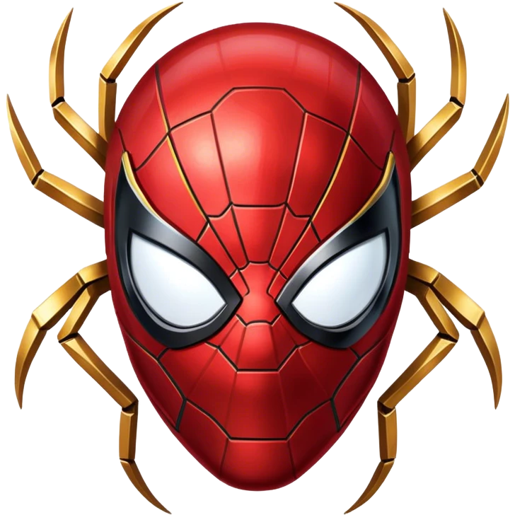 Iron spider man face emoji