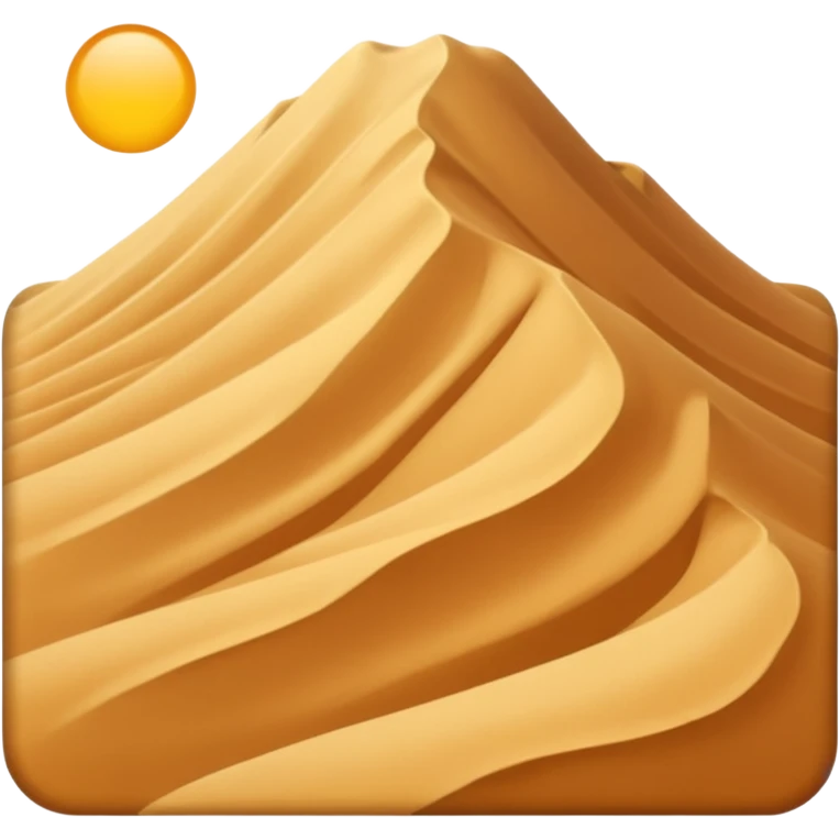 Desert dune emoji