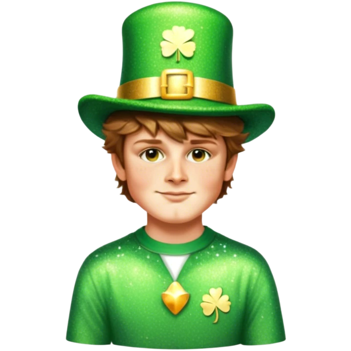 Sparkling Leprechaun emoji