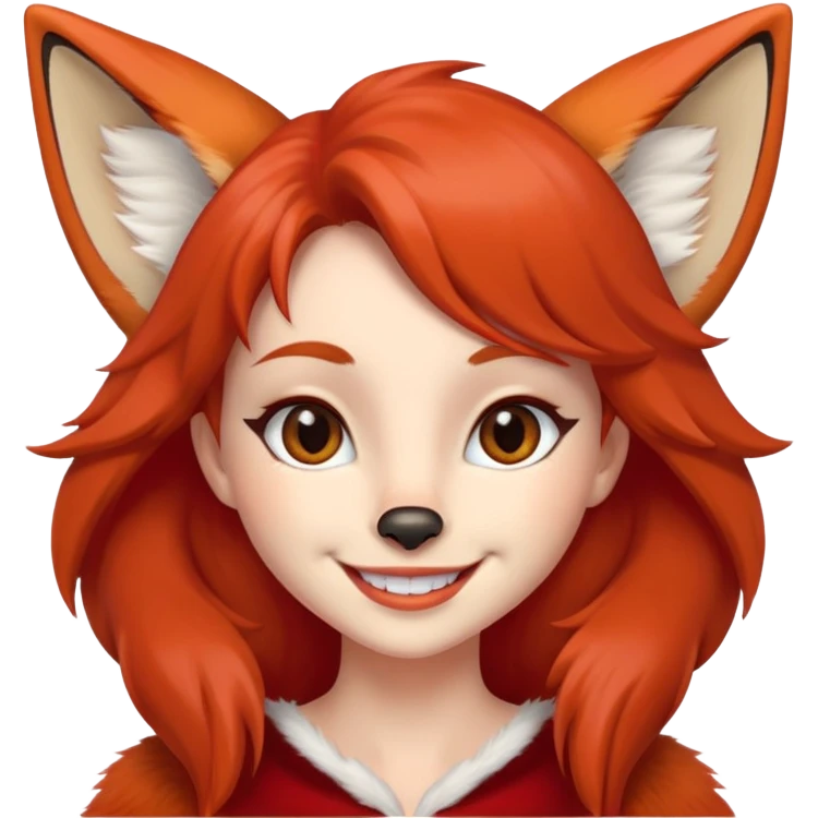 Fox girl emoji