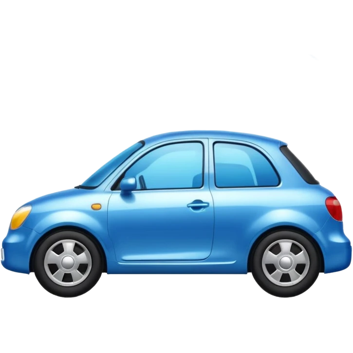 Car with clouds emoji