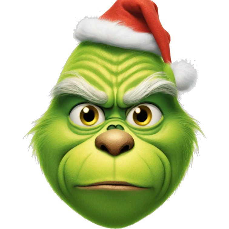 The grinch emoji