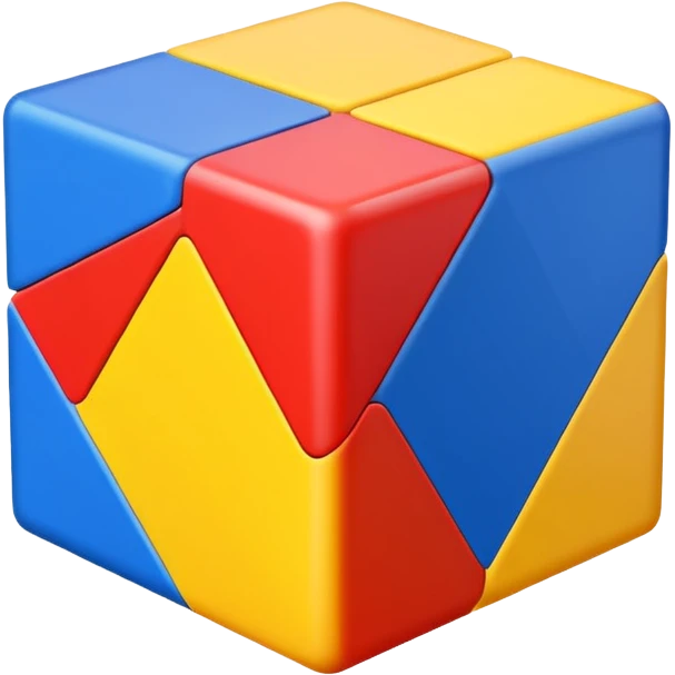 colourful cube emoji