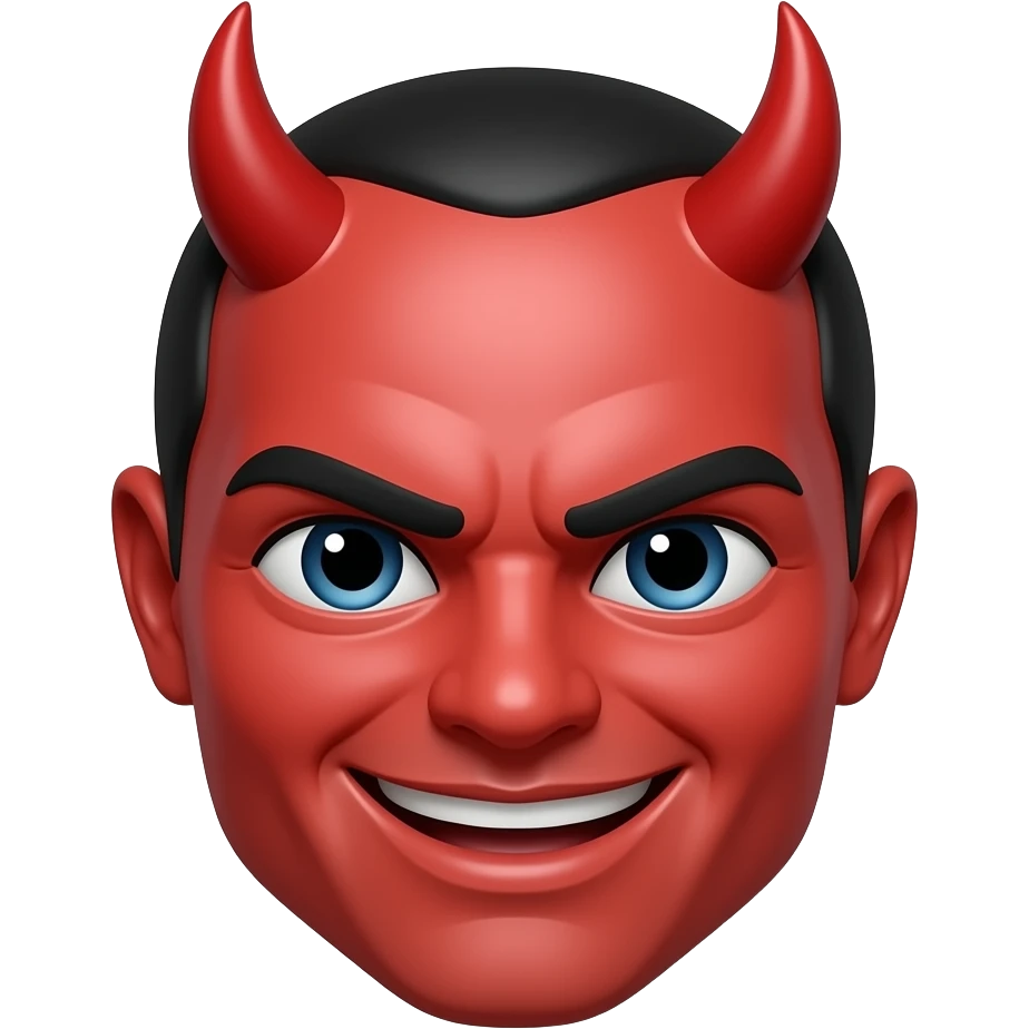 devil face emoji