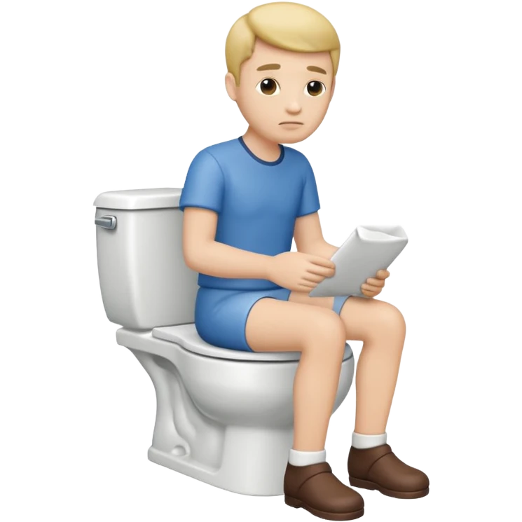 Toilet man emoji