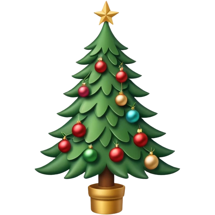 Christmas tree emoji