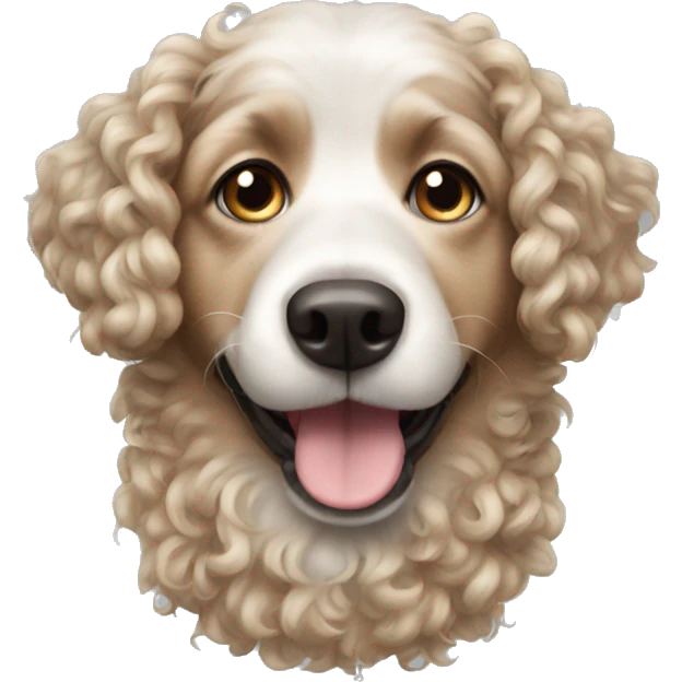 dog curly emoji