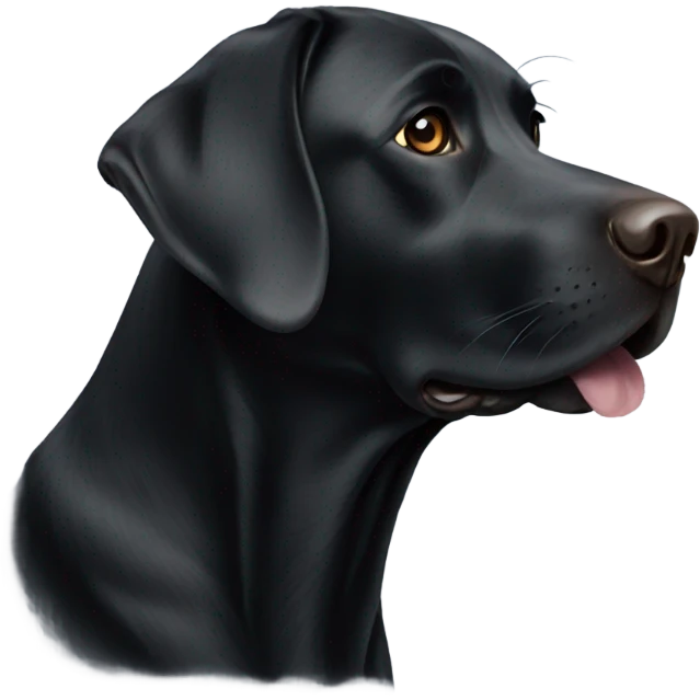 black labrador emoji