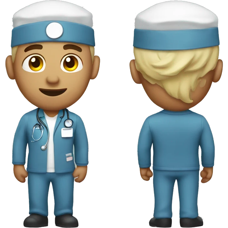 Nurse men with big muscles emoji