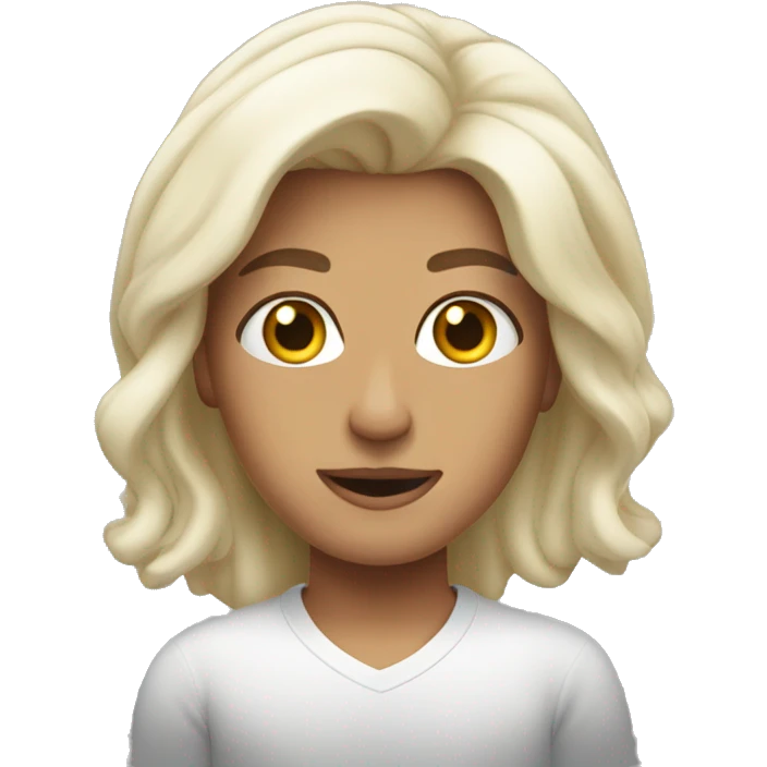 Beyaz Lale  emoji