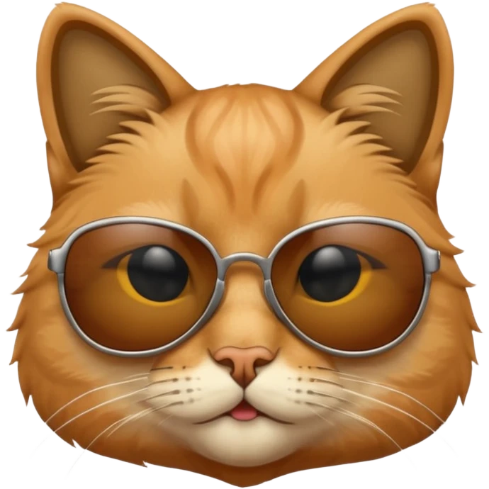 Cat wearing sunglasses emoji