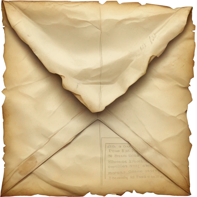 Dusty envelope emoji