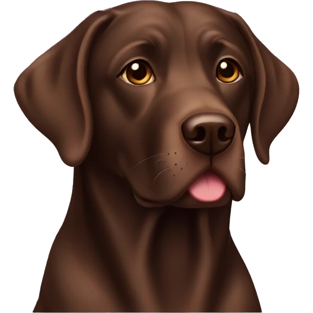 Chocolate lab  emoji