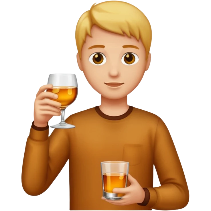 Taking shots of liquor  emoji
