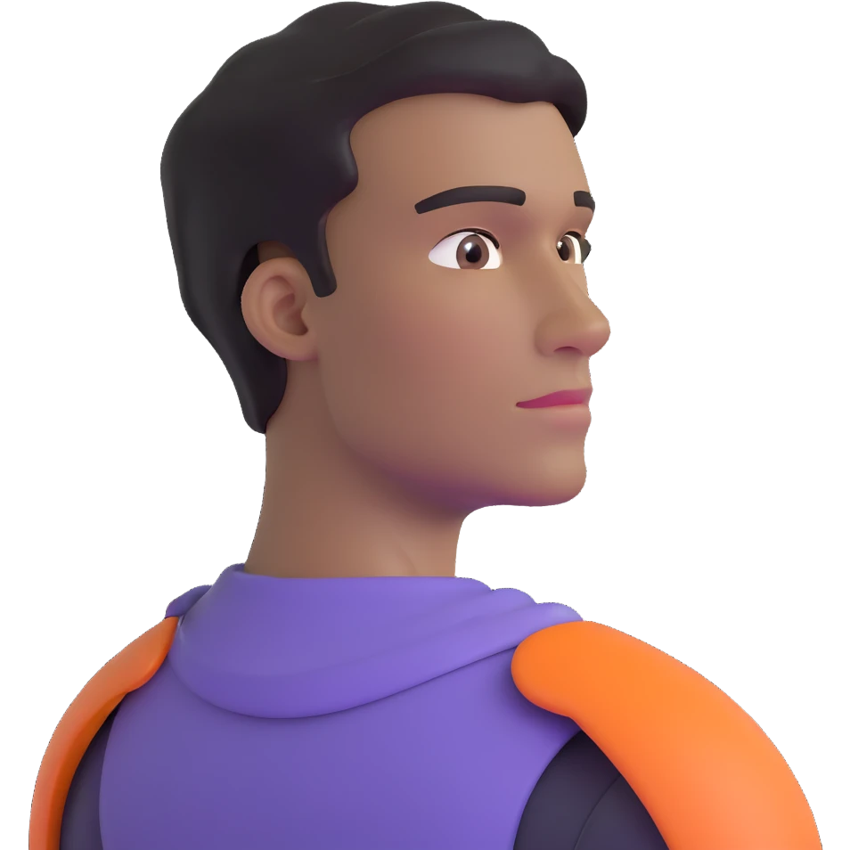 shoulder shot portrait of a person emoji