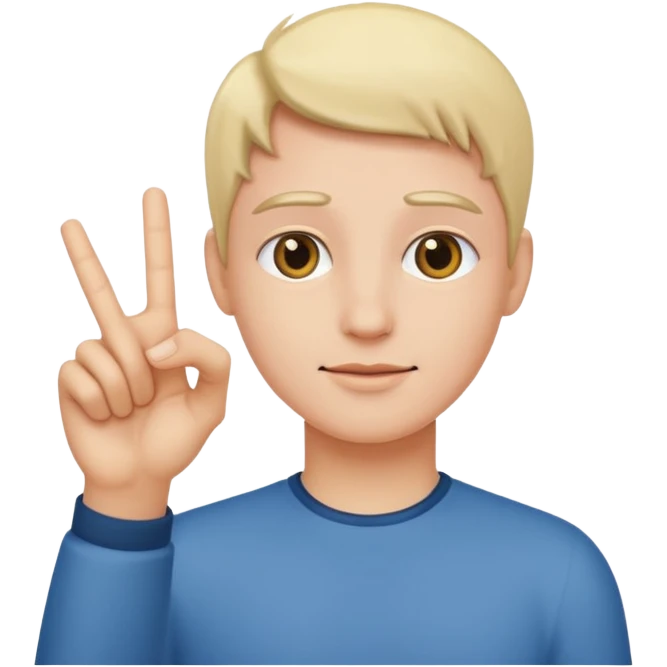 Le signe de main de jul emoji
