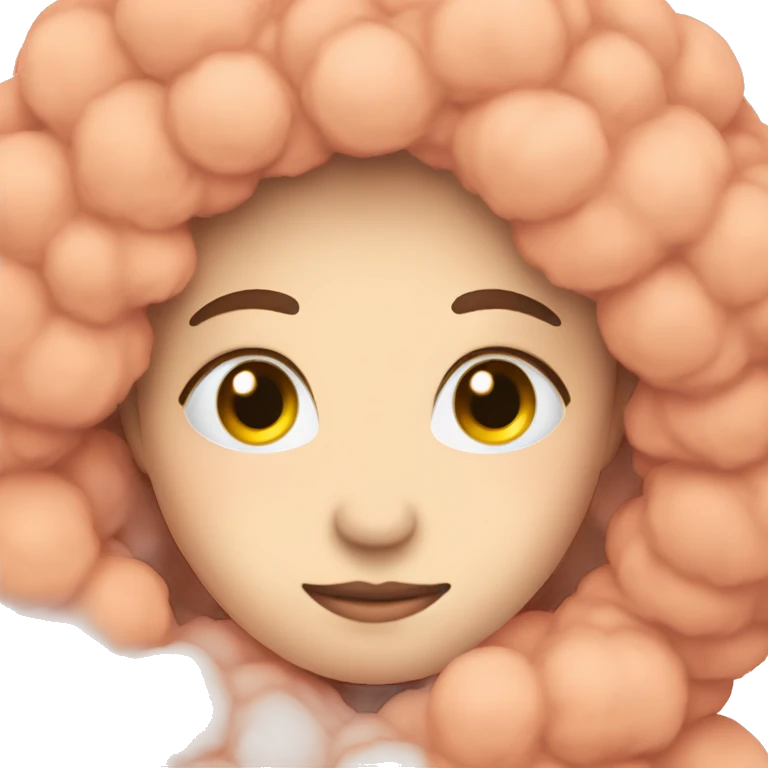 Cozy peach emoji