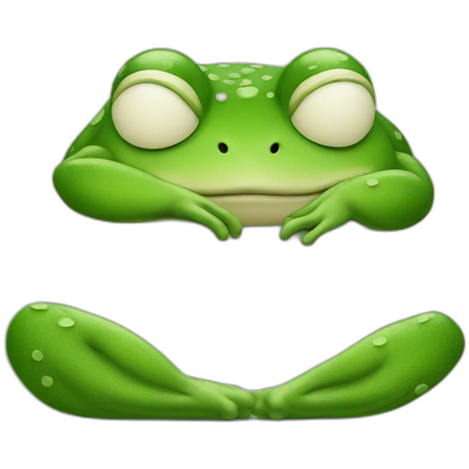 mr frog dreaming emoji