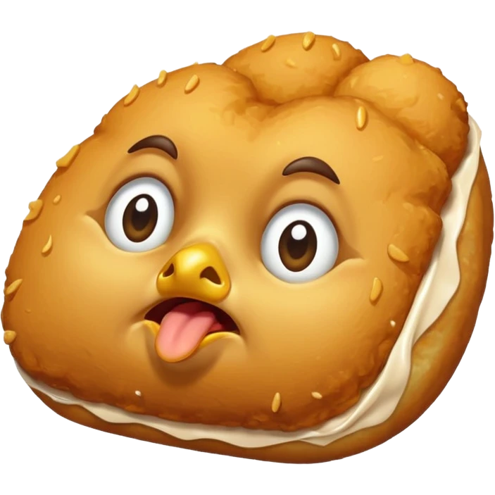 Плачущий наггетс emoji