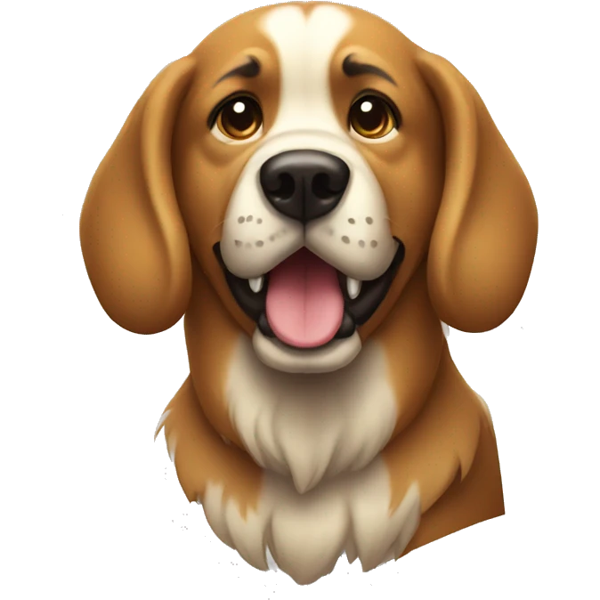 Cool Big Dog emoji