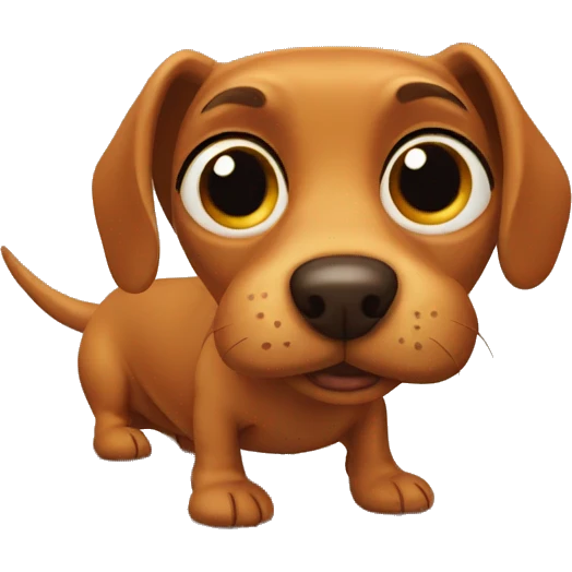 wiener dog emoji