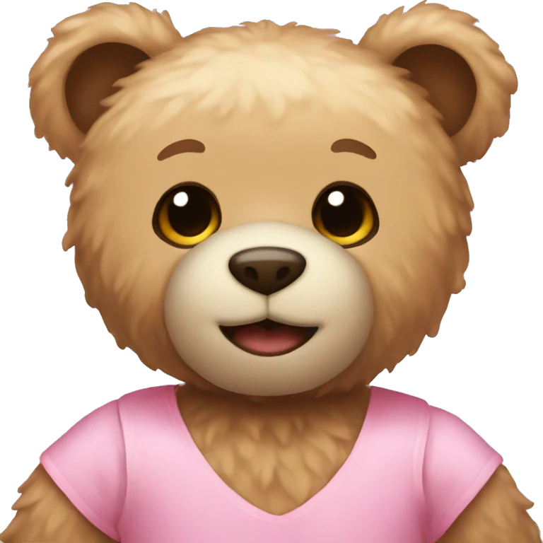 Teddybear with 🎀 emoji