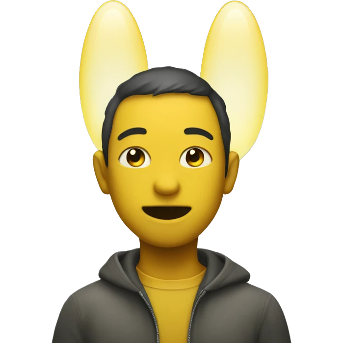 Yellow light labubu emoji
