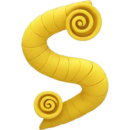 yellow spiral emoji
