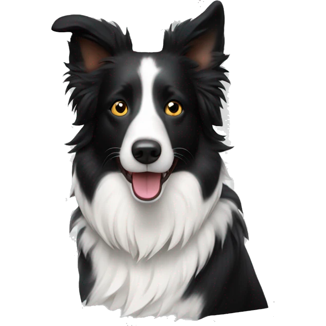 Un border collie emoji
