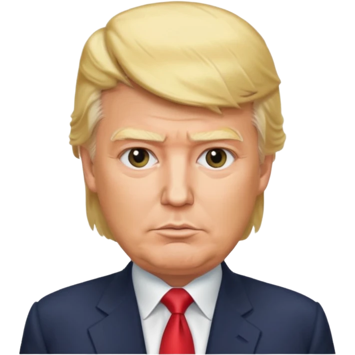 Donald Trump hair emoji