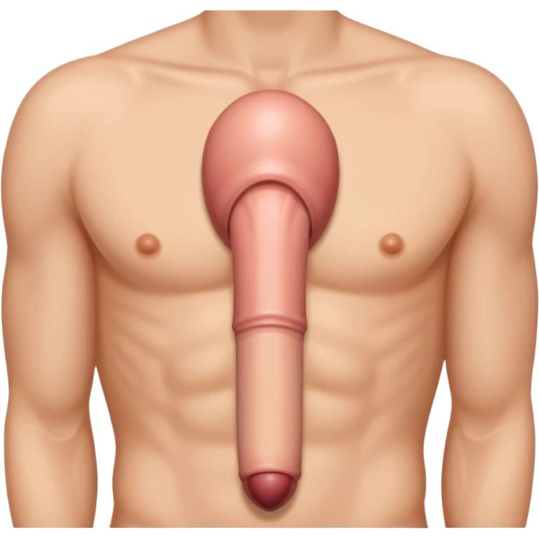 A man’s penis emoji