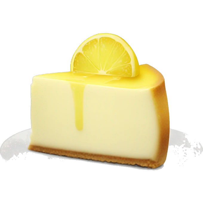 Lemon cheesecake  emoji