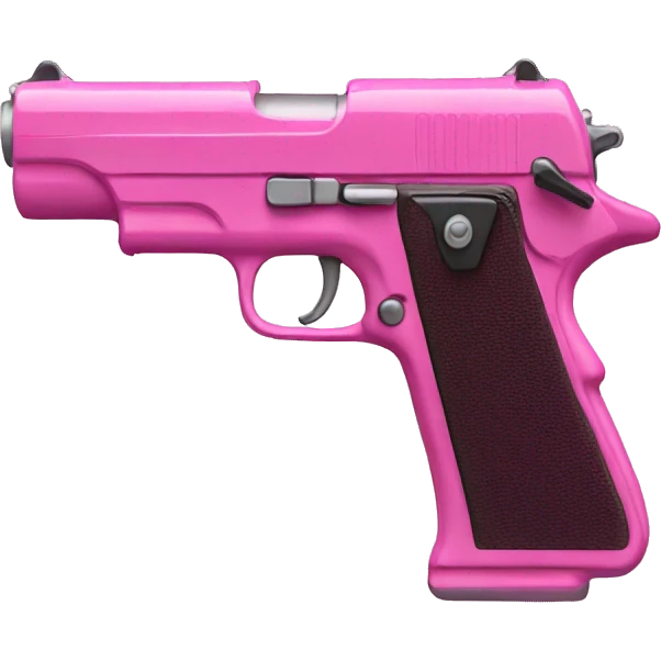 pink gun emoji