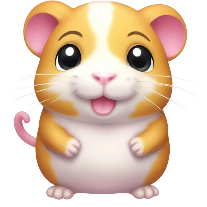valentine pink hamtaro emoji