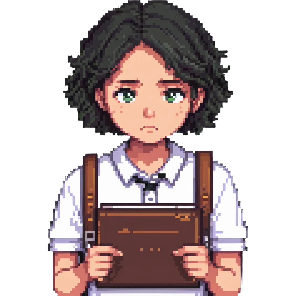disappointed student holding failed exam emoji